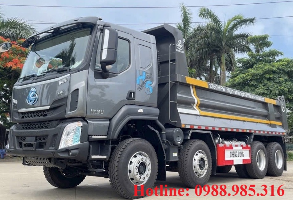 xe ben 4 chân chenglong cầu láp